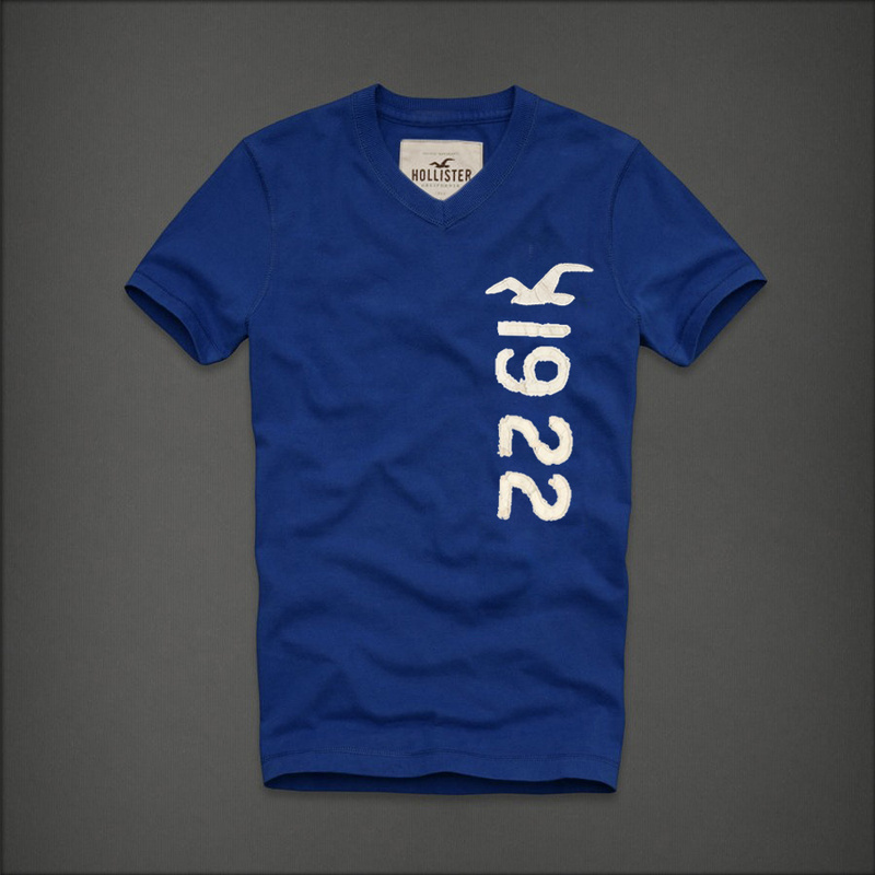 Hollister Hombres cuello en V Corto Remera HCO4212